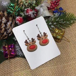 🍏50% OFF/3+...Children's Christmas Dangle Earrings